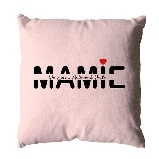 Coussin Mamie avec prénom(s)