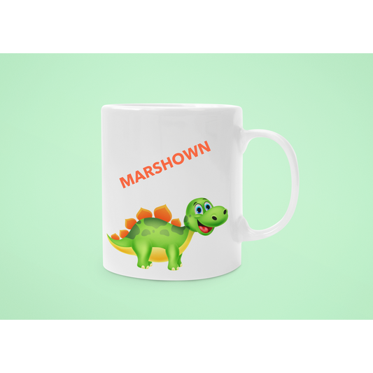 Mug prénom "Dinosaure"