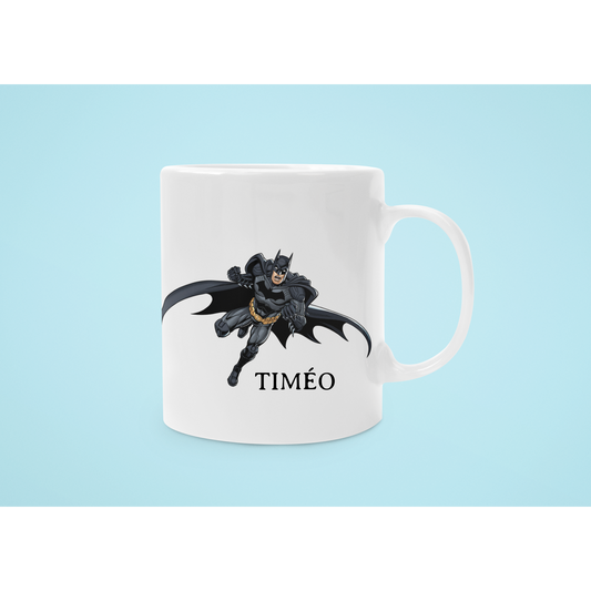 Mug prénom "Super-Héros"