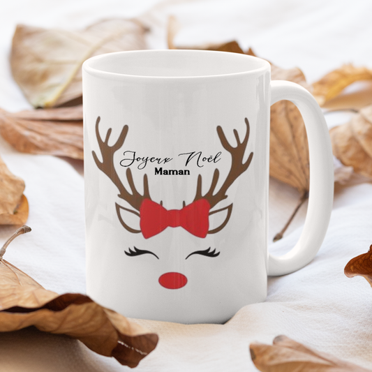 Mug "Cerf avec nœud"