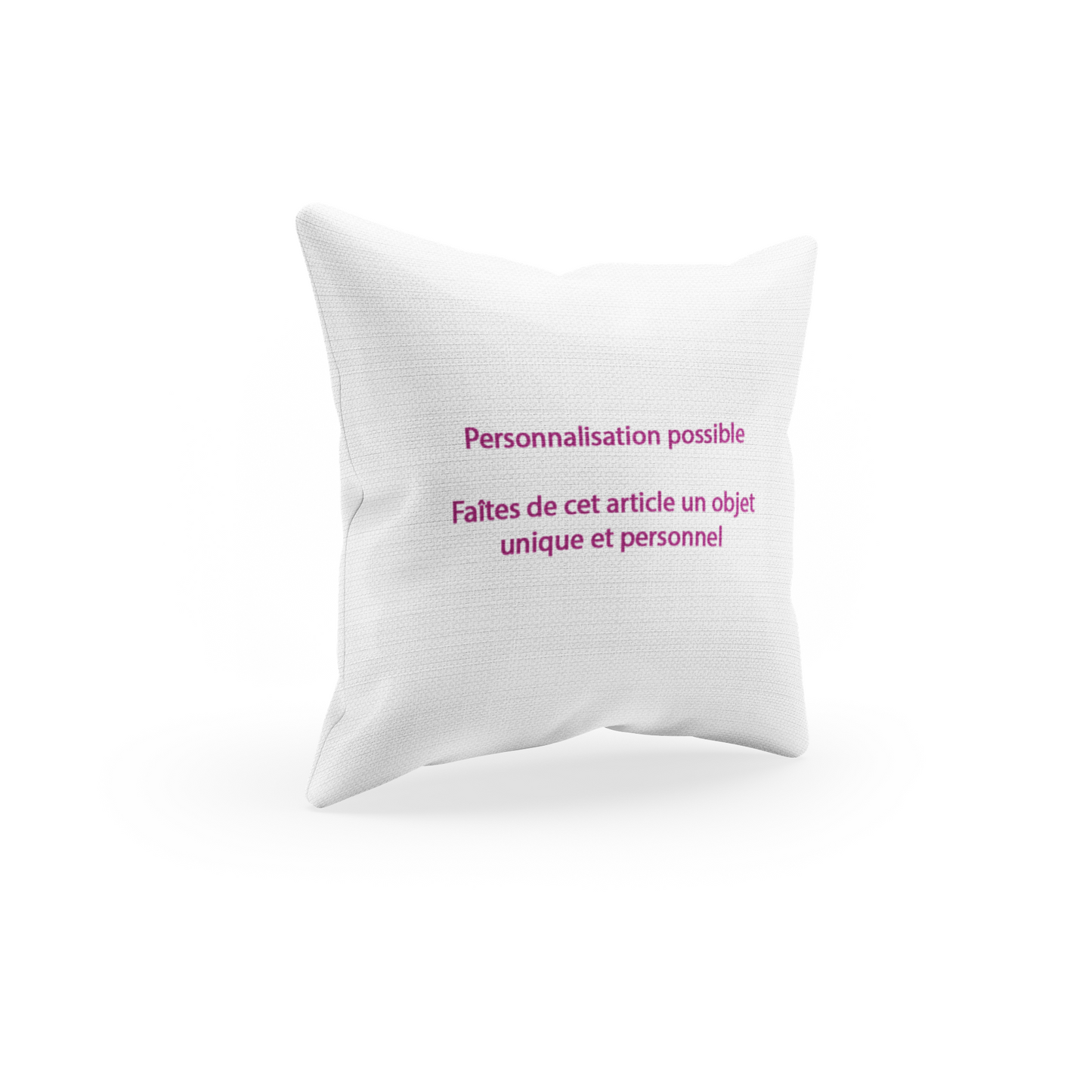 Coussin personnalisé "Prénom et pois"