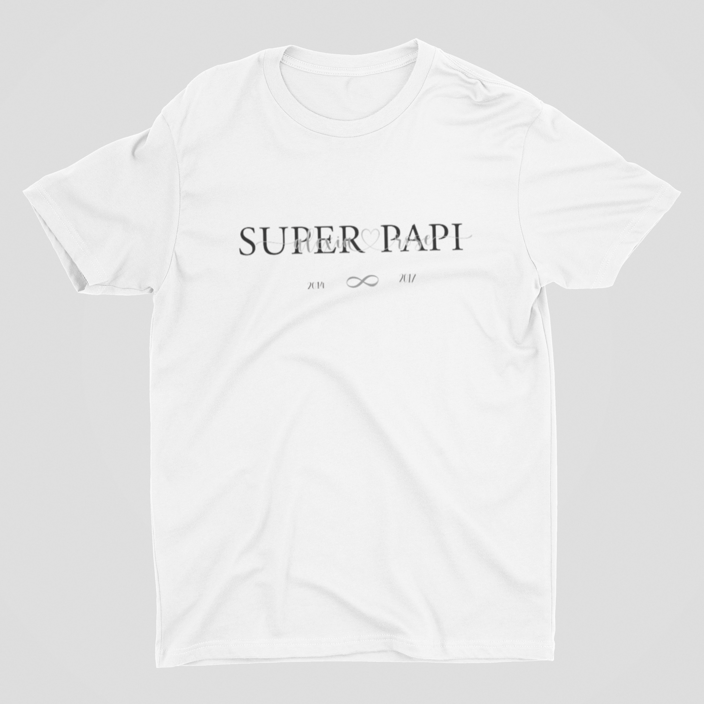 Tee-shirts homme personnalisés Papa, Papi, Parrain… (voir modèles)