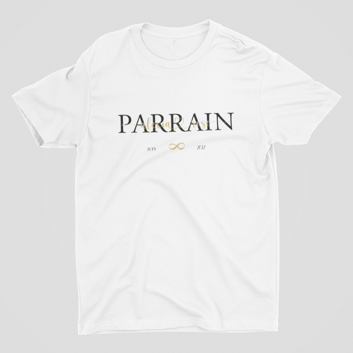 Tee-shirts homme personnalisés Papa, Papi, Parrain… (voir modèles)