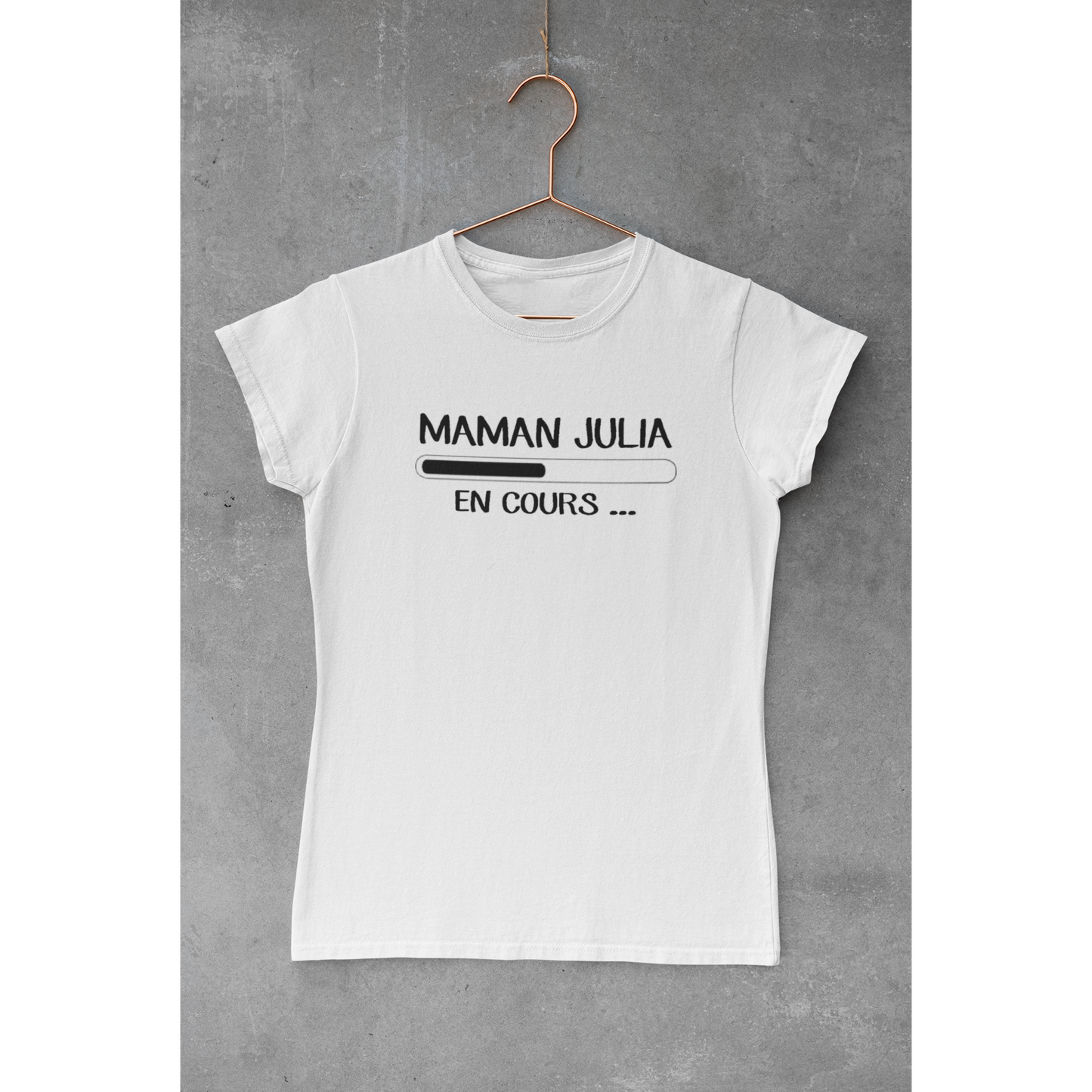 Duo de Tee-shirts "Papa et maman en cours"