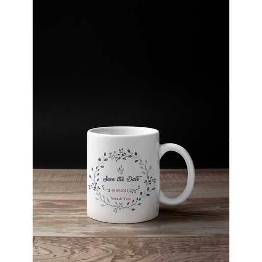 Mug "Save the date couronne"