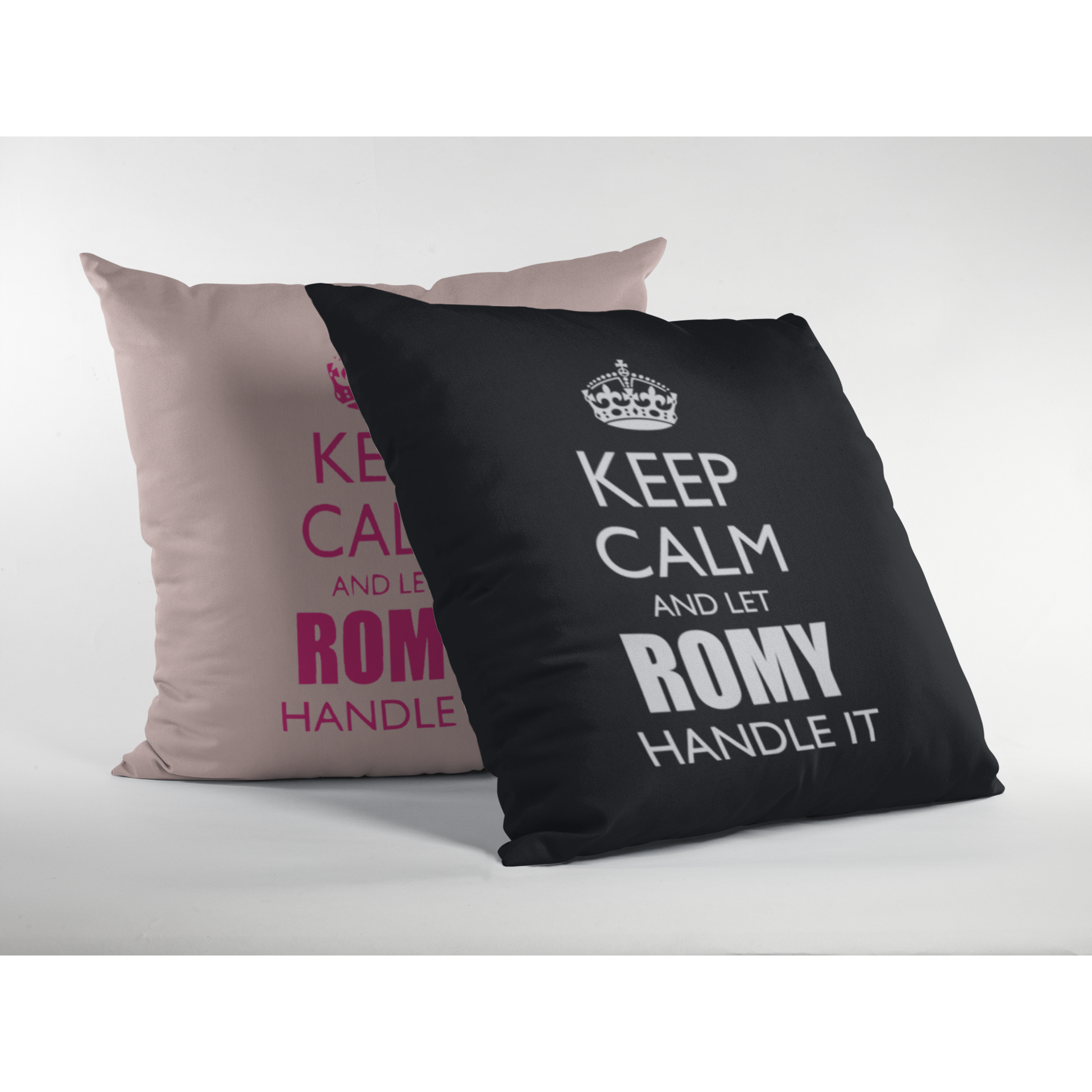 Coussin "KEEP CALM AND Prénom LET HANDLE IT"