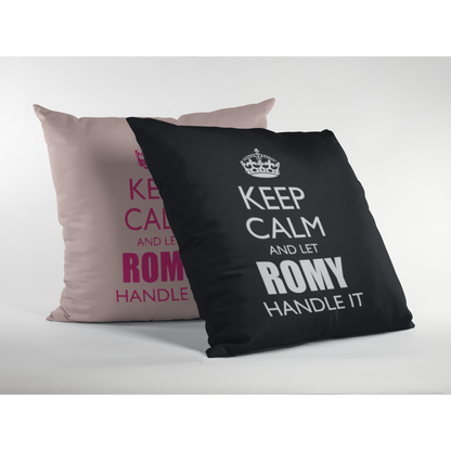 Coussin "KEEP CALM AND Prénom LET HANDLE IT"