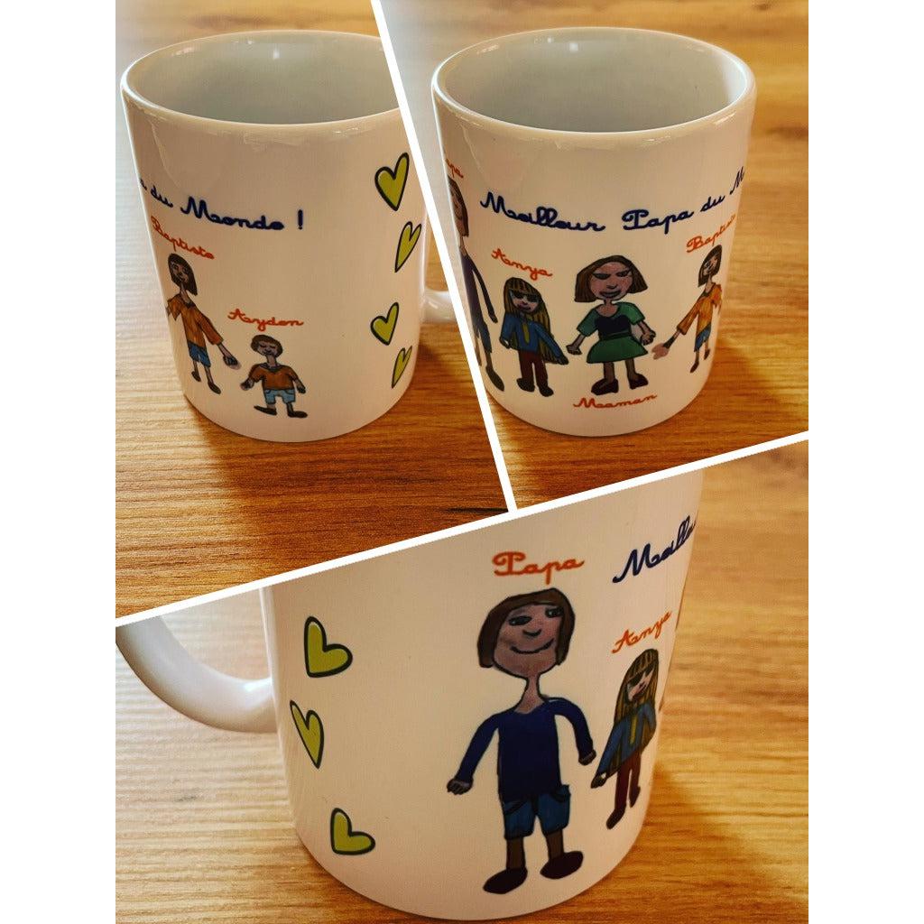 Mug avec votre dessin et personnalisation