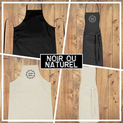 Tablier de cuisine "Chef mère noël"