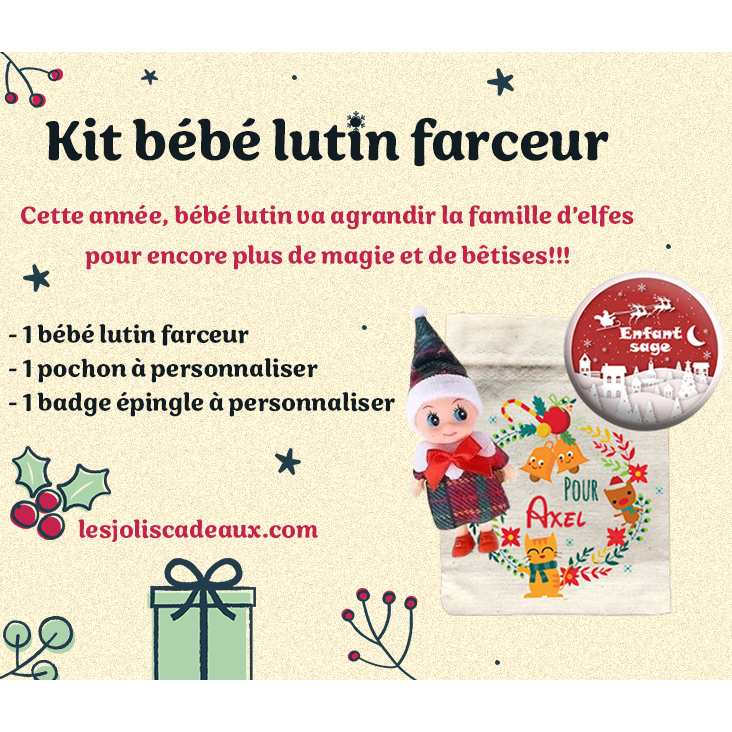 Kit bébé lutin farceur