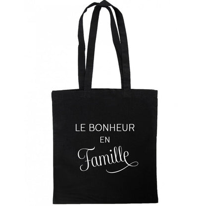 Tote Bag "Le bonheur en Famille"