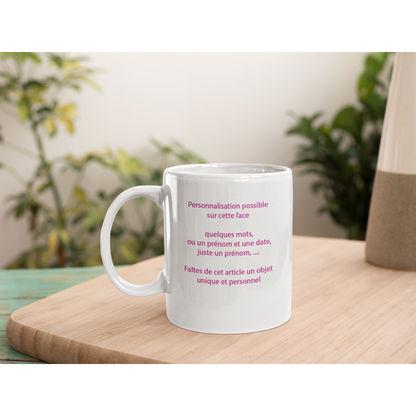 Mug  "J'habite chez mon chat"