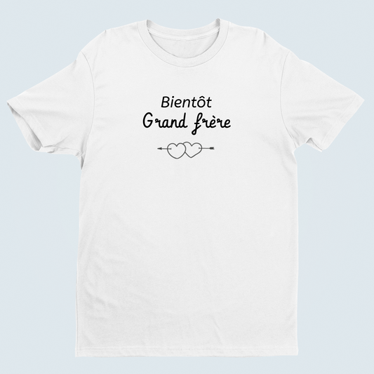 Tee-shirt Tout Petit "Bientôt grand frère"