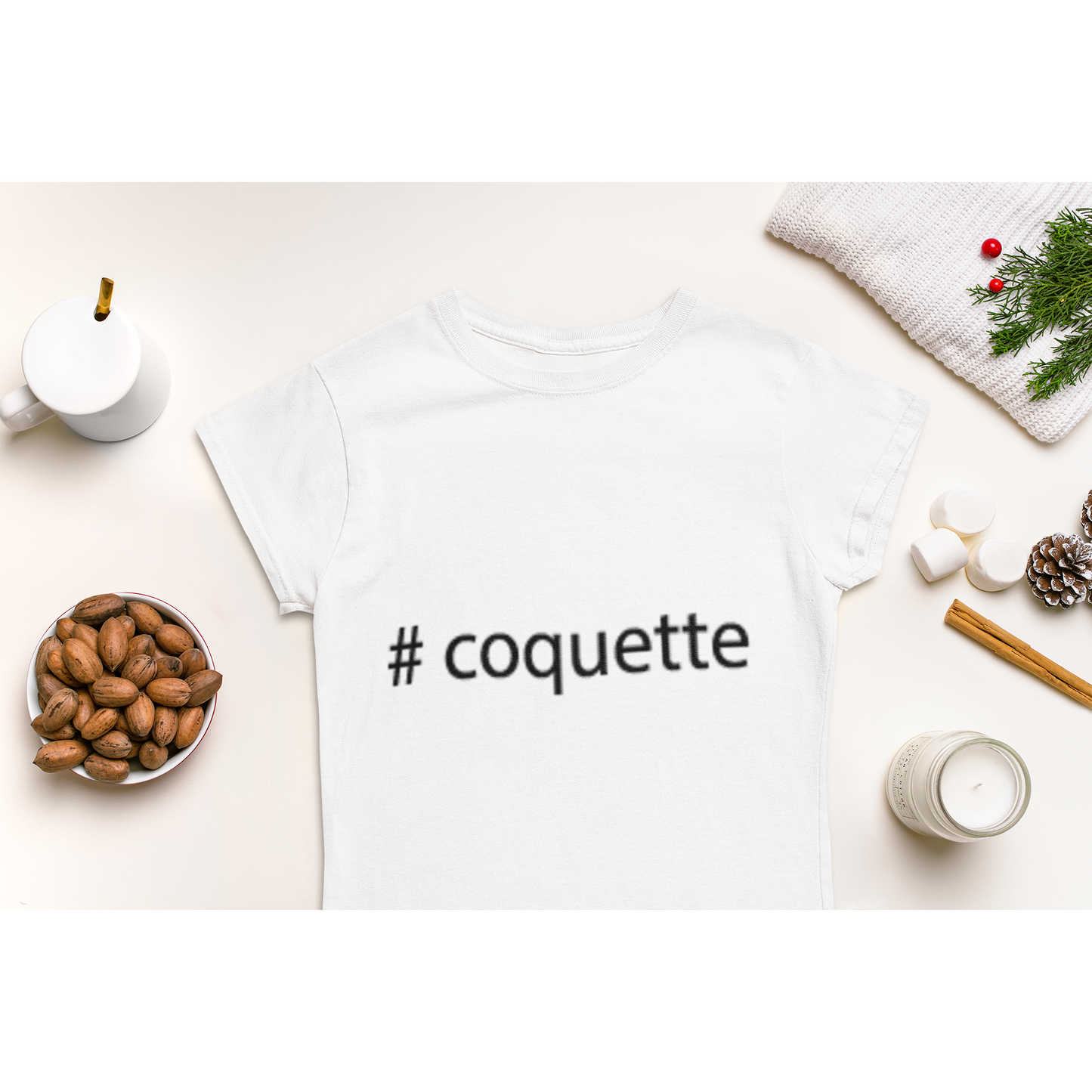 Tee-shirt Enfant/Ado "Hashtag Coquette"