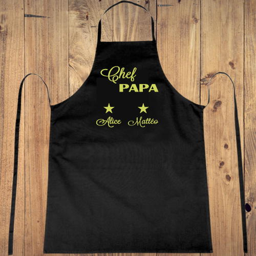 Tablier de cuisine "Chef Papa"