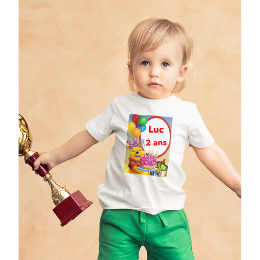 Tee-shirt Enfant/Ado Anniversaire "winnie"