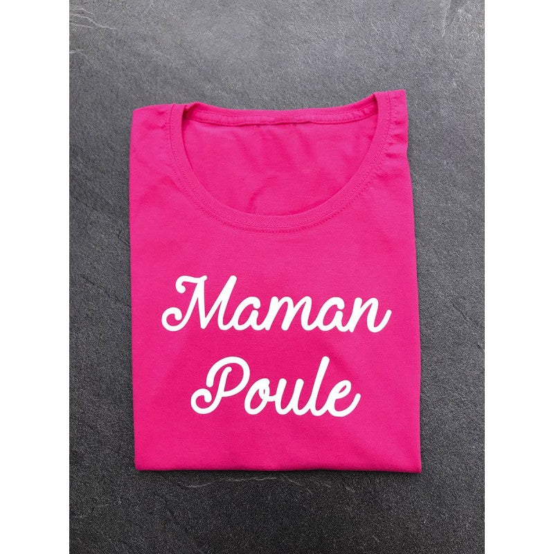 Duo de Tee-shirts "Papa poule & Maman poule"