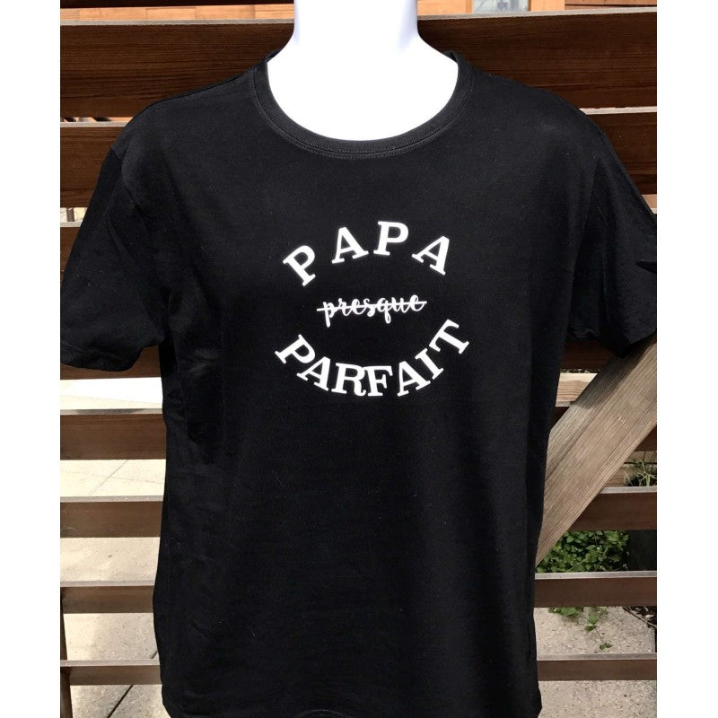 Tee-shirt "papa presque parfait"