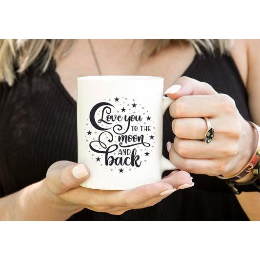 Mug " Love you to the moon and back"