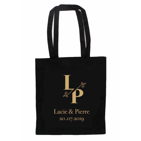 Tote Bag "Initiales des Mariés"