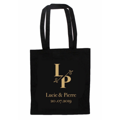 Tote Bag "Initiales des Mariés"