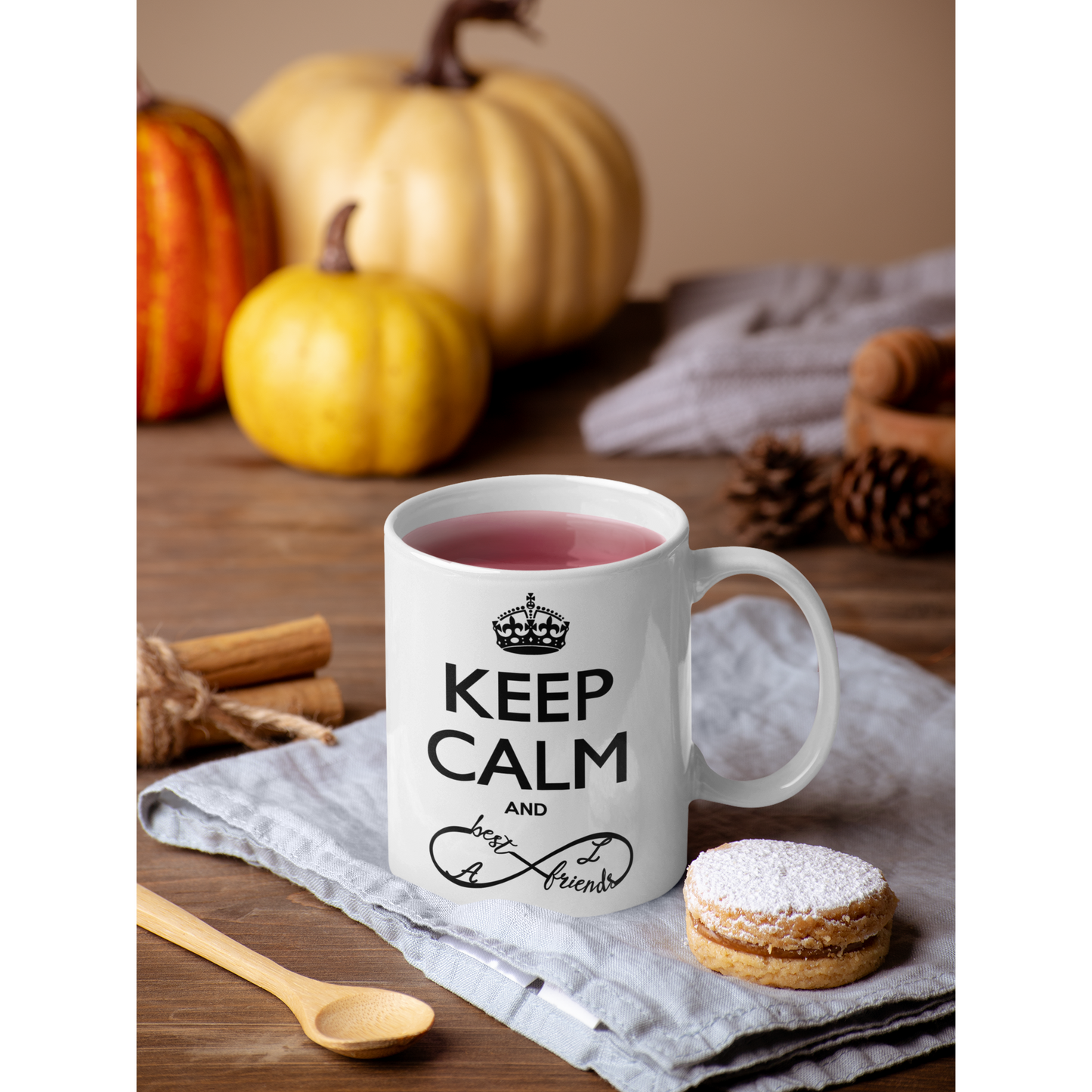 Mug "KEEP CALM AND BEST FRIENDS"